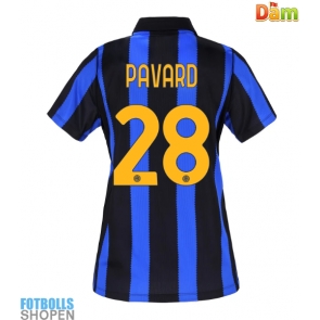 Billiga Inter Milan Benjamin Pavard #28 Hemmatröja Dam 2026-27 Kortärmad